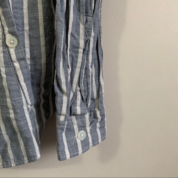 LOFT Funnel Neck Shirt - Picture 2 of 7